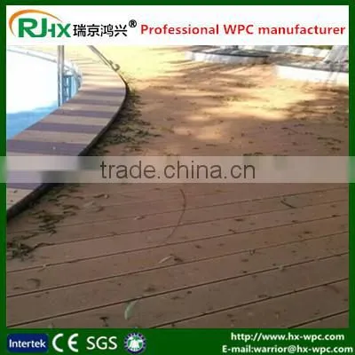 WPC Decking for Outdoor Swimming Pool Deck With Non-slip and UV Resistant photo-5