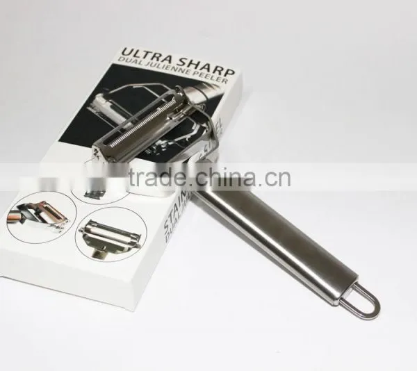 Ultra Sharp Stainless Steel Julienne Peeler Vegetable Slicer Julienne Slicer Kitchen Tool Kitchen Gadget photo-6
