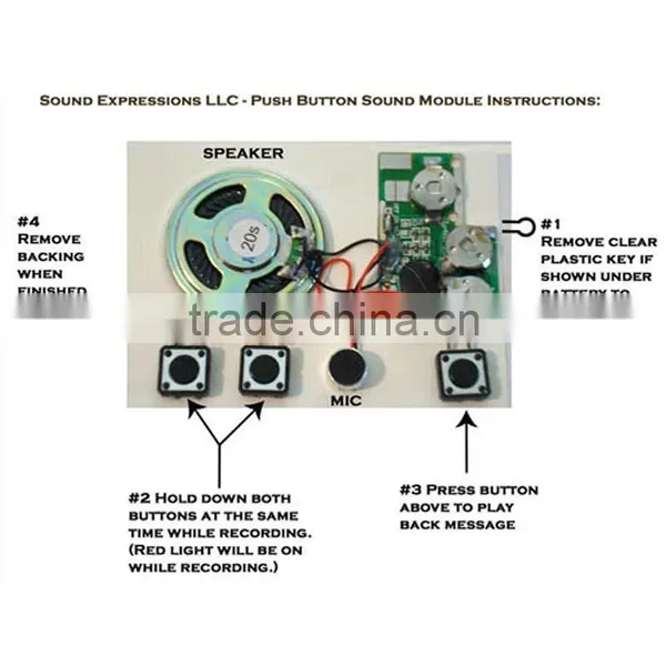 Customized Mini Recordable Sound Modules for Greeting Card With Cheap Price photo-4