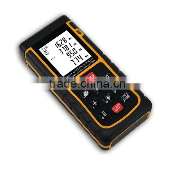 Area Volume Measurer Range Finder Accuracy 2mm 80m/262ft Laser Distance Meter photo-3