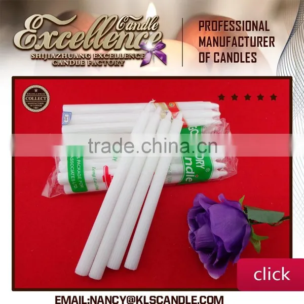 Africa Market 450g Velas Brancas/ White Flute/stick Candle/ Bougies photo-5