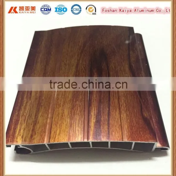 Factory Direct Sell Wood Grain Aluminum Roller Shutter