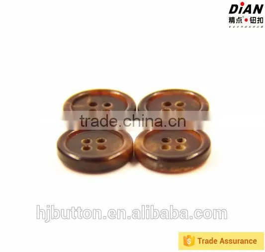 2016 DIAN Eco-Friendly Round Shape Real Horn Large Sewing Buttons photo-3