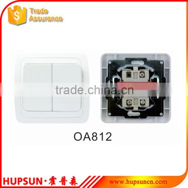 European Style 250V 10A 2G 1G Switch Illuminated European Electrical Switch photo-3