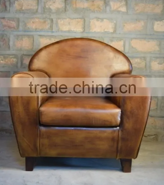 Vintage Leather Sofa, Vintage Industrial Furniture Wholesale