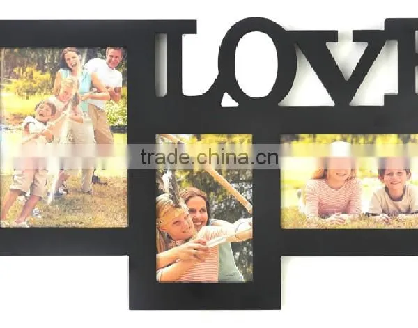Letter Wood Collage Photo Frame,wedding Decoration,unique Cooletion Picture Frame photo-3