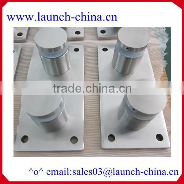 Stainless Steel Double Glass Standoff With 200*100*10mm Back Plate photo-3