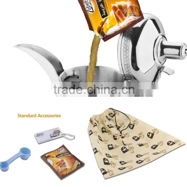 Popular Arabic Coffee Pot 304 Stainless Steel 0.5MM Thickness Coffee Maker photo-6