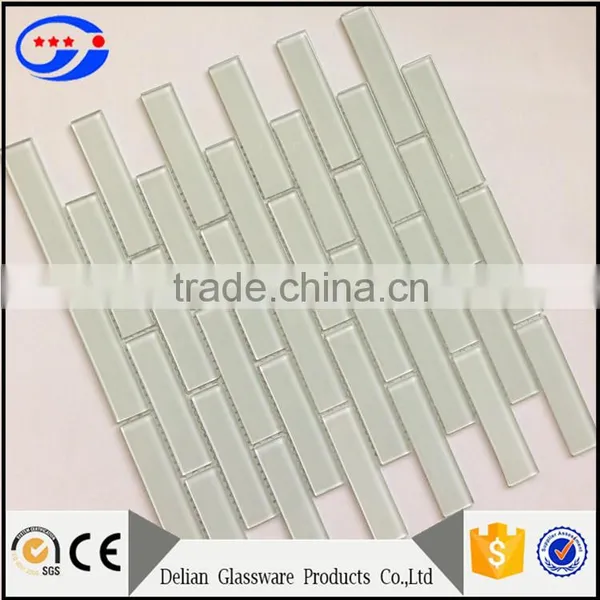 Strip White Glass Tile photo-2
