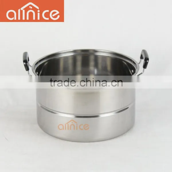 Philippines/Indonesia Styles Stainless Steel #410 Steamer Pot With Steamer Rack photo-5