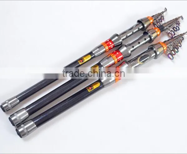 Super Light Carbon Portable Telescopic Pole Saltwater Casting Spinning Fish Pole Hand Sea Fish Tackle Wholesale 1.8-3.6M photo-5