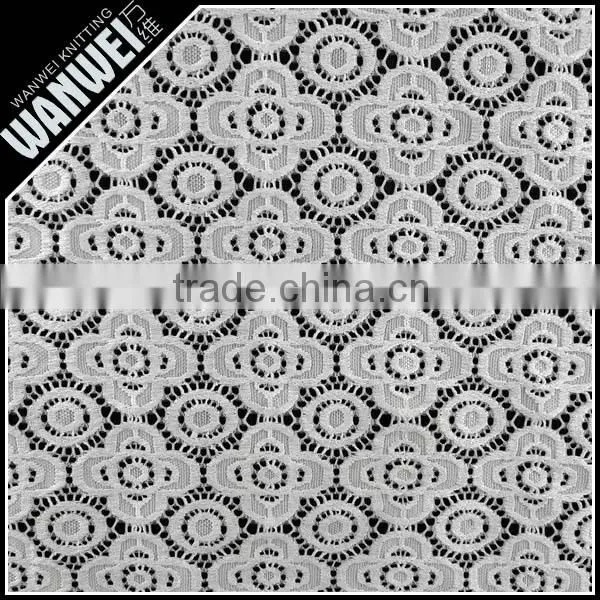 New Copper Flowers for Mini Skirts Wedding Dresses Nylon Spandex With Pressure Yarns Lace Fabric Wholesale T-102