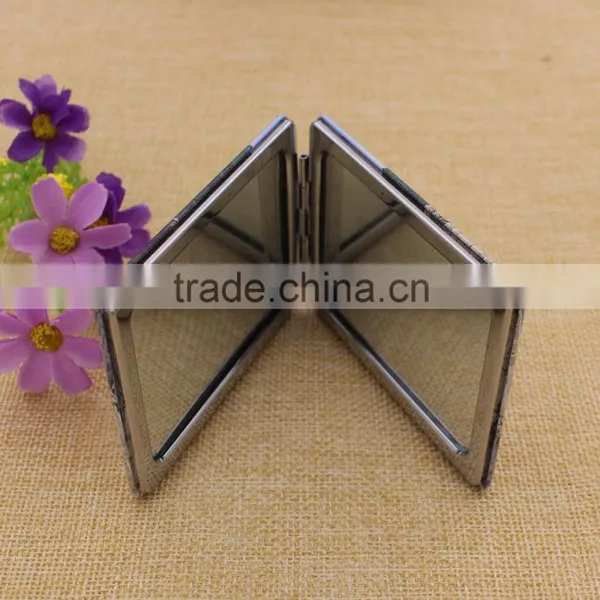 Leather Mirror Pocket/rectangle Pocket Mirror/ pu Compact Mirror With Great Wall Promotion Supplier's Choice photo-4