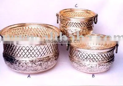 Brass Garden Pot