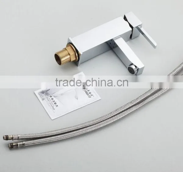 Brass Square Basin Mixer/high Grand Faucet photo-2