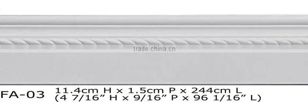PU High Quality Good Price Beautiful Decorative Polyurethane Waterproof Baseboard Moldings photo-6