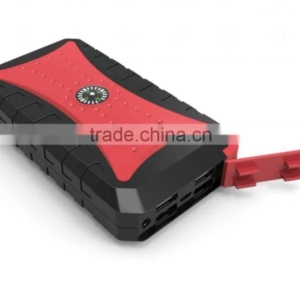 New Products 7500mah Waterproof Multi-function Auto Emergency Start Power With 4 Usb Output With Compass photo-2