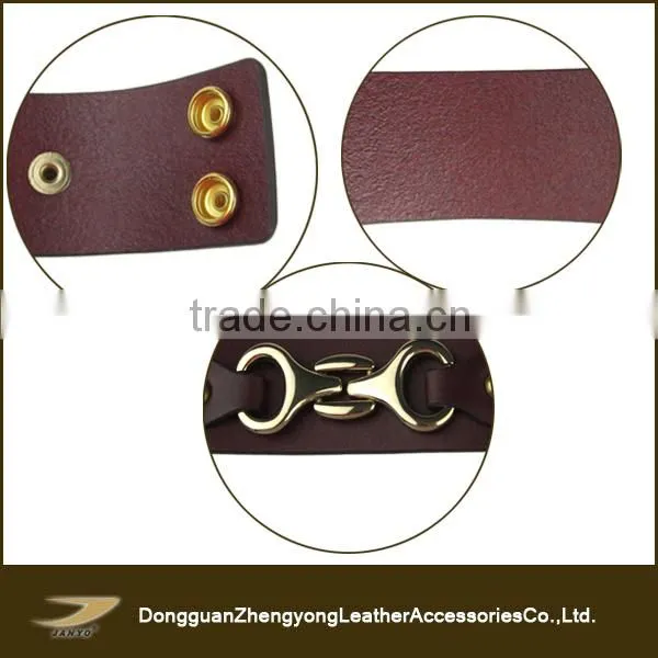 Latest Popular Fashion Leather Cuff Bracelet for Men photo-5