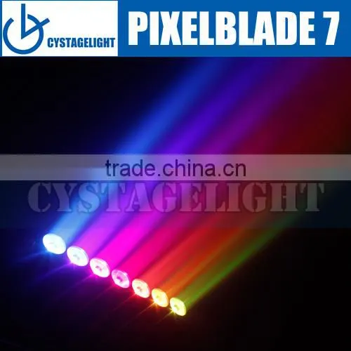 DJ Pixelblade 7 X 15W Led Beam Moving Head Pixel Blade 7 RGBW Continuous Rotation photo-3