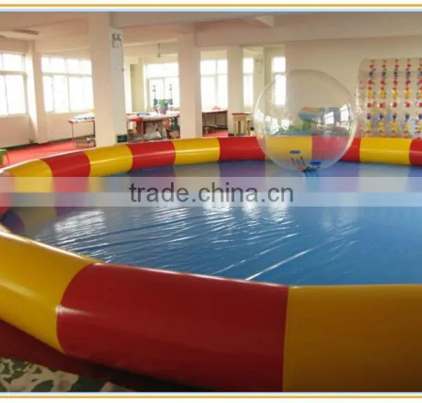 Large Inflatable Round Pool, PVC Tarpaulin Inflatable Swimming Pool for Water Wlking Ball, Pool Inflatable