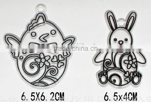 Childrens Colouring Painting Kit Craft Acrylic Suncatcher photo-2