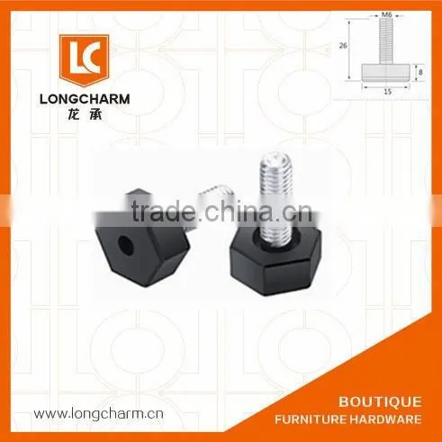 Plastic and Stainless Steel Nail Glide Adjustable Table Leg Screw From Guangzhou Furniture Hardware photo-6