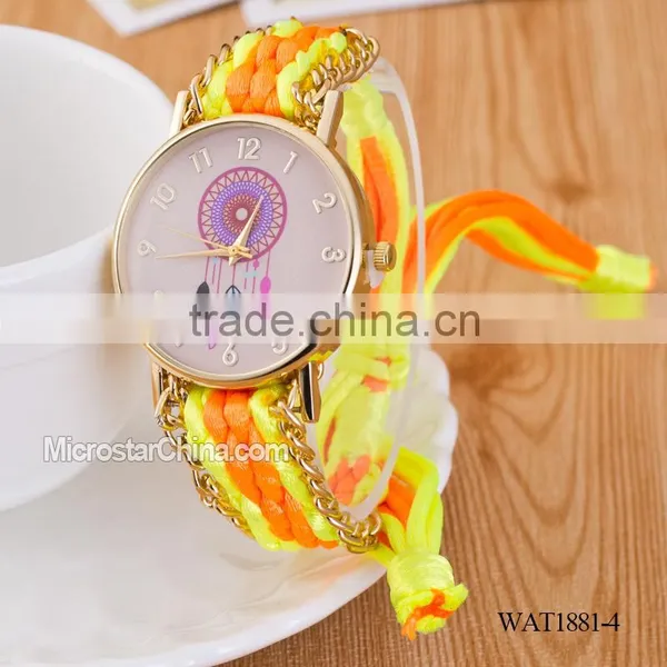 Elastic Knitting Watch Chain Dream Catcher Watch Wrist photo-4