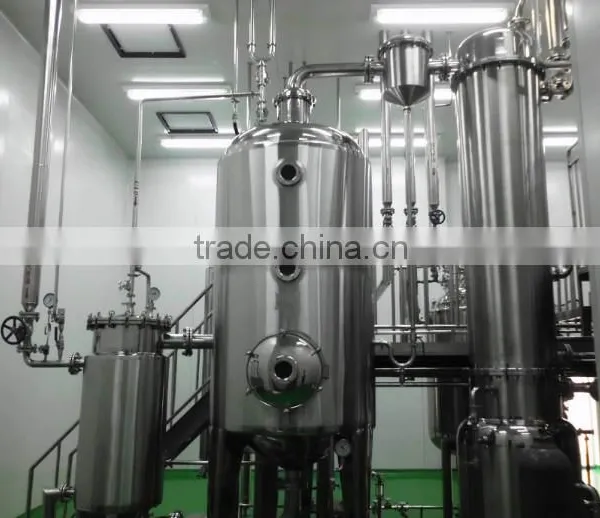 Single-effect Vacuum Energy Save Milk Water Alcohol Juice Evaporator photo-2