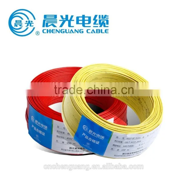 Copper Core Pvc Insulated Electric Wire 1.5/2.5/4/6