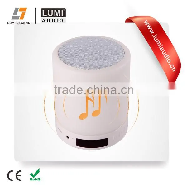 Wireless Audio Lamp Bluetooth Speaker With White LED Lamp Light for Computer or Phone photo-3