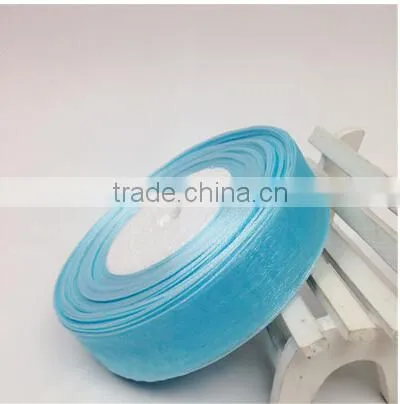 Color Silk Ribbon, Organza Ribbon For Gift photo-2