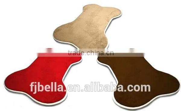 Multi-colors Dog Bone Shape Memory Foam Pet Bed Mat Absorbent Mat