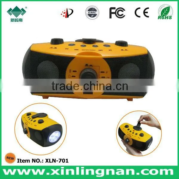 Factory Direct Supply Multi Media Speak With Flashlight Blink Siren for Camping and Emergency photo-2