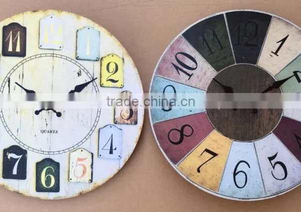12 Inch European Style MDF Wall Clock photo-6