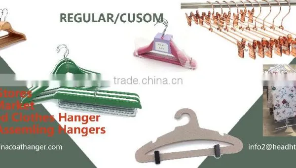Hot-selling Eco-friendly Recycled Paper Clothes Hanger With Metal Clips photo-4
