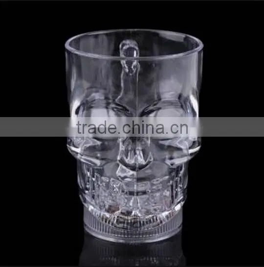 Creative LED Glowing Beer Cup / Skull Beer Mug Cup / Wine Beer Mug Cup photo-2