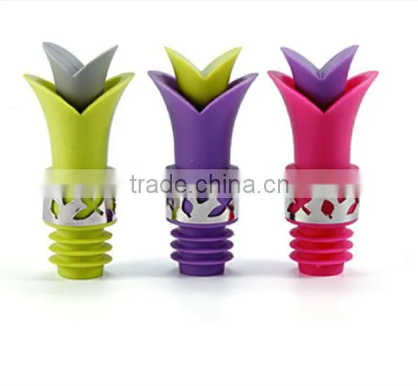 Silicone Wine Bottle Stopper , Wine Stopper
