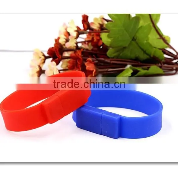 Wholesale Cheap Price Bulk Silicone USB Flash Drive Bracelet Free Sample photo-2
