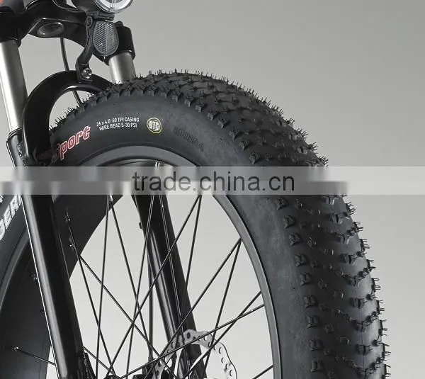26inch *4.5 Kenda Fat Tire Mountain Electric Bicycle With 8fun Bafang Max Mid Motor 36V 350W ( HJ-M21 With Bafang Max 350W ) photo-6