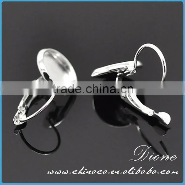 Silver Earring Bezel Settings Outside Diameter 10/12mm /14mm/18mm 20 Pair Each Size Stock Item photo-4