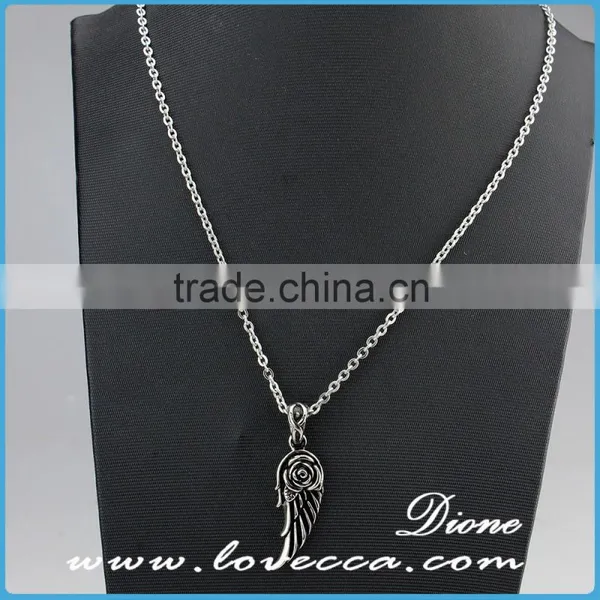 Europe Trends Silver Stainless Steel Necklace Pendant Glass Bottle Pendants Jewelry photo-6