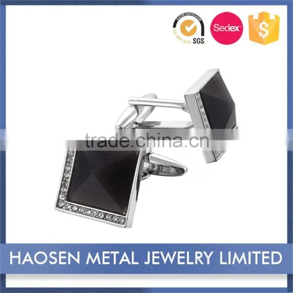 Top Quality Humanized Design Cheap Prices Sales Wholesale Crystal Cufflinks photo-3