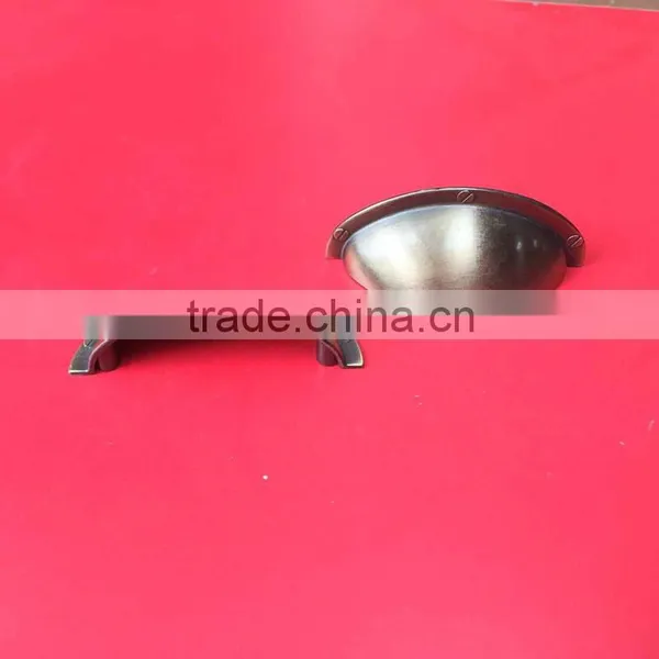 76mm Drawer Cup Pull Zinc Alloy Furniture Cabinet Cup Pull Handle