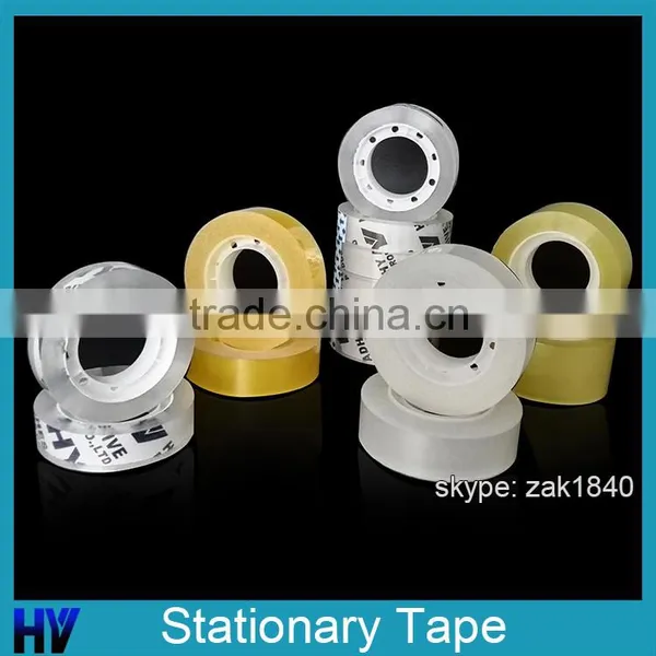 12mm Width Transparent High Quality Bopp Office Stationary Tape photo-2