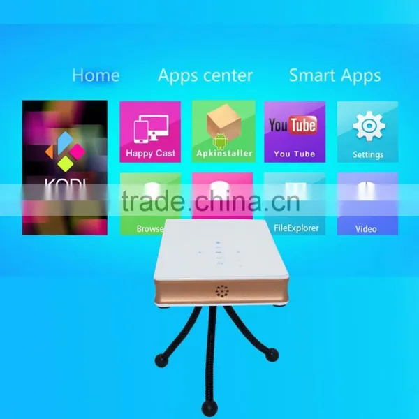Projector Vertical Projection Dragonworth P8 DLP Mini Quad Core CPU Dual Wifi Android Mini Projector photo-5