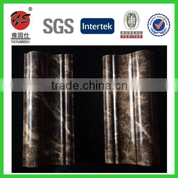 10cm Marble Design Pvc Moulding Profile for uv Sheet photo-5