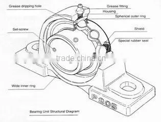 China Factory Supply High Performance Bearing Ball, Insert Bearing Units, Insert Bearing With Housing photo-4