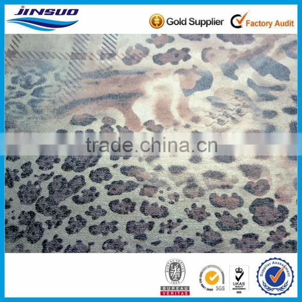 Leopard Print Fabric for Jeans Model. 2m1333 With SGS/Audit Factory
