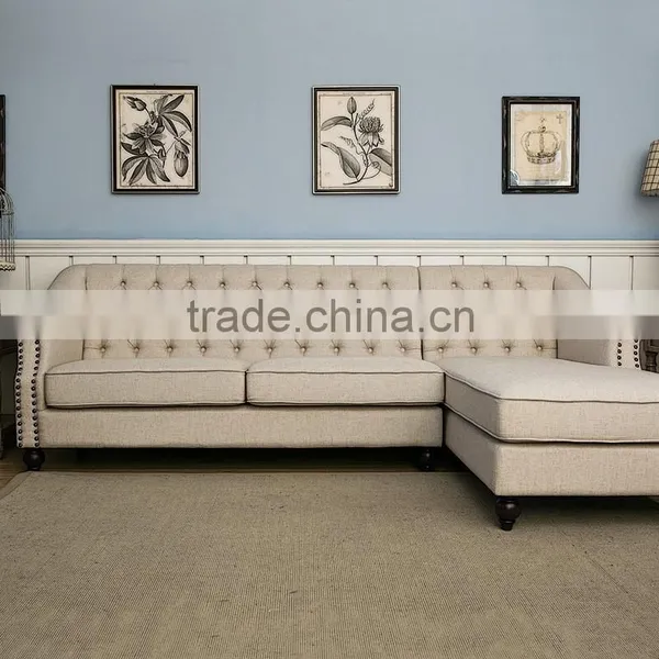 2016 Latest Corner Sofa Set Designs Foshan Shunde Furniture photo-2