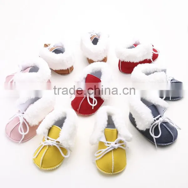 Large Size Winter Baby Shoes Non Slip Fabric Newborn Shoes photo-3